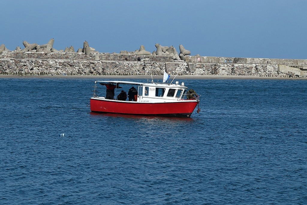 Гидрографические работы и поиск ВОП в п. Пионерский, Калининградская область